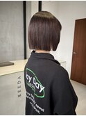 切りっぱなしボブ