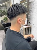 刈り上げ/メンズパーマ/スパイラル/ベリーショート