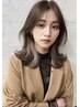 《春限定/インナーカラー》春インナーカラー+カット+ダメージケアTR ￥13500