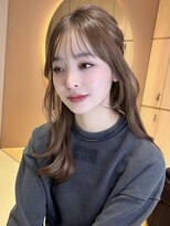 グロー 大宮(GLROW)&nbsp;韓国レイヤーカット顔周り　くびれ　おくれ毛　前髪　haruhi