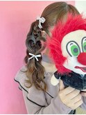 髪ハートツインテール