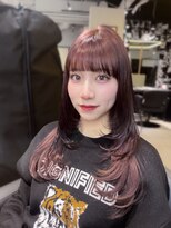 ワン バイ ジ エクト(One by The Ect) 【似合わせカットカラー】チェリーレッド・ワインレッド