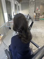 ラック(LUCK)&nbsp;ダークオリーブグレージュ/船橋/くすみベージュ/細めハイライト