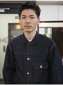スパイキーショート/アップバング/ パーマショート