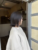 ワンネスヘアーサロン(oneness hair salon)&nbsp;切りっぱなし外はねボブ