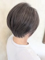 ラ ブリエ 成田公津の杜(La briller)&nbsp;くびれショートボブ/40代/50代/白髪ぼかし