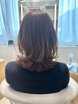 コンティロミー(CONTI ROMMY.) 大人可愛い◎レイヤーカット◎ナチュラルブラウン◎こなれミディ