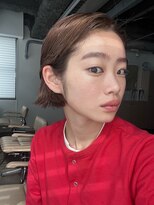 ナヌーク シブヤ(nanuk shibuya)&nbsp;ブリーチなし！ヘーゼルベージュ！ミニボブ