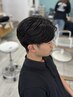 【全員/石原史也指定限定】メンズカット＋曲がる縮毛矯正＋眉カット￥15000