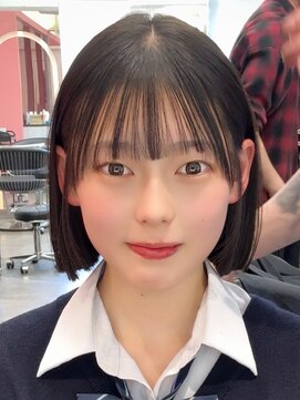 ロンドヴァリー 渋谷店(Lond vallee) ミニボブレイヤー/レイヤーカット/ショートボブ/顔周り韓国/渋谷