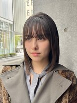 ロンド 銀座(Lond)&nbsp;【Noa】ヘイリーボブ/前髪レイヤーカット小顔/髪質改善/縮毛矯正