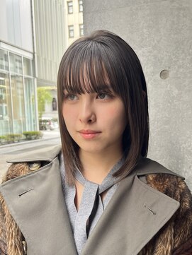 ロンド 銀座(Lond) 【Noa】ヘイリーボブ/前髪レイヤーカット小顔/髪質改善/縮毛矯正