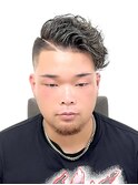 震災刈りラインワイルド◎男前スキンフェード