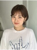 ボブ/ ショートカット髪質改善縮毛矯正白髪ぼかしレイヤーカラー