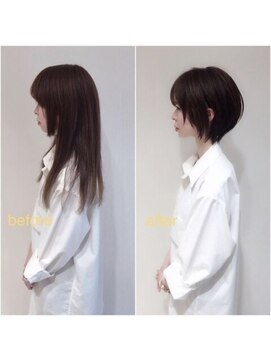 ビューブルー 亀戸錦糸町(VIEW BLUE) 似合わせカット/ショートボブ/髪質改善/ハイライ ト/白髪ぼかし