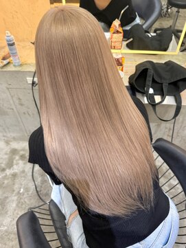 ロンド 表参道店(Lond) イメチェン/ピンクベージュ/バタフライカット/イメチェン/表参道