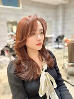 アンダーバーホワイト 天王寺阿倍野店(_WHITE)&nbsp;ロングレイヤー レイヤーカット  韓国ヘア