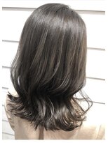 ニューライン 豪徳寺 山下(New-Line)&nbsp;オリーブグレージュ韓国くびれヘア髪質改善ニュアンスカラー
