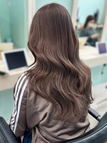 イロウ 天神大名店(IROW) ミルクティーベージュ 韓国風 ヨシンモリ ロング ウェーブ