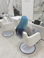 円(en) 水色×ブルー×グラデーションカラー