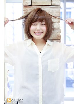 アルターリアン(aL ter LieN) 【aL-ter LieN TAKU】小顔カット☆ワンカールボブ 千葉