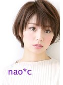 【生駒/田原台nao*c】大人かわいい丸みシルエットショートヘア☆