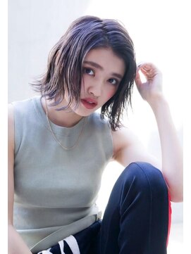 レニーバイエース(LANY by ACE) 【LANY 横浜】 外ハネミディ×アッシュブラウン