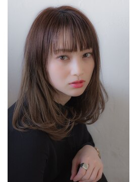 エルフォ(elfo) 【elfo】シースルーバングで可愛さUP!話題の人気モテヘアー