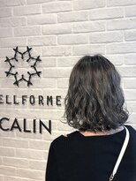 ビューティー エールフォルム 浜松有玉店(BEAUTY YELLFORME)&nbsp;外国人風グラデーションシルバーグレージュ×ゆるふわ巻きstyle