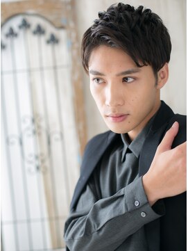 グルーミングサロン バーバー キャッスル 北浦和西口(Grooming salon Barber Castle) 短髪パーマでモテツーブロックショートK