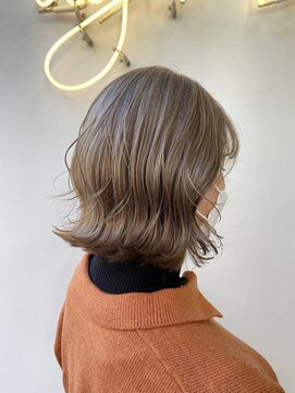 アジールヘア 北千住駅西口店(agir hair) ミルクティーグレージュイルミナカラーブロンドベージュカラー