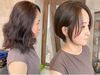 プラグ ヘアーデザイン 老司店(PLUG hair design)の写真/今まであきらめていた、歩くたびにツヤ髪がゆれる自然なストレートヘアがPLUGで叶う☆