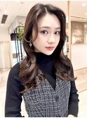 THEOSCAR梶原　ニュアンスカールかきあげバング