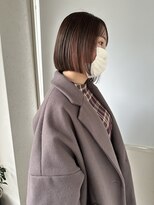 ヘアースタジオゼン アドバンス(hair studio Zen advance)&nbsp;切りっぱなしのオレンジインナーカラー