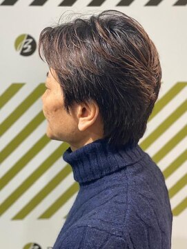バーバーバー 四谷(BARBER-BAR) 大人カッコいい30代40代50代以上リバースショートレイヤー
