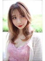 クレドガーデン 柏(CRED GARDEN)&nbsp;大人可愛いくびれ外ハネミディアムなみなみウェーブ20代30代40代