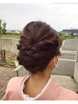 ヘアプロデュース ムース(Hair Produce MU SU)&nbsp;訪問着のアップスタイル