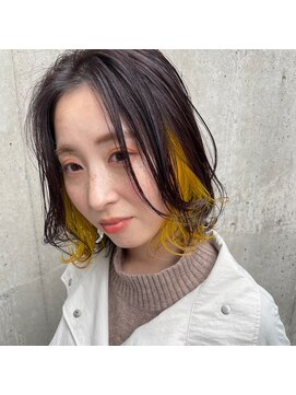 エストアール フクオカ 福岡博多店(est-r. Fukuoka) インナーカラー/イエローカラー/博多