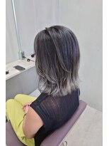 ピンク バイ アンジェリカ 瓢箪山店(PINQ by ANGELICA) #PINQ #切りっぱなしボブ #バレイヤージュ
