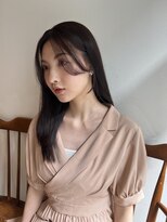 ガーランド (Garland)&nbsp;大人かわいい美髪ストレート/ピンクベージュ/シースルーバング