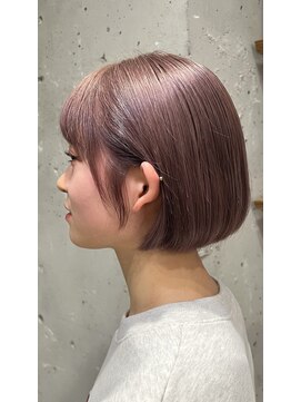 ミューズ(Meuz) ボブ×ラベンダーピンク