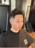 フェード アップバング パーマ