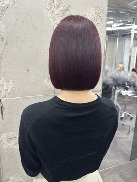 ガルテ(GARTE) 切りっぱなしボブ/タッセルボブヘア/ワンレンボブ/20代30代