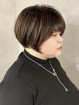 ハルキ ミナト ジャパン オオサカ(HARUKI MINATO japan OSAKA) 30代40代50代小顔似合わせカットくびレイヤーエモージュ大人可愛