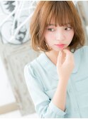 大人可愛いハイライトくせ毛風ふわふわボブc5上尾20代30代40代