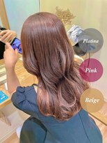 リリー 勝田台店(Lilly)&nbsp;〈Lilly勝田台 佐藤愛〉ブリーチなしピンクブラウン＊