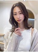 韓国風/小顔/前髪無し/顔まわり/くびれヘア/オルチャン