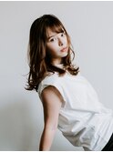 シルキーベージュ×レイヤーロング