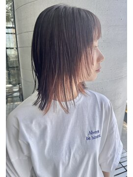 サーカス(circus) マッシュウルフとカッパーベージュで大人ミディアムに☆