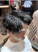 マッシュツイストスパイラルミックスパーマ